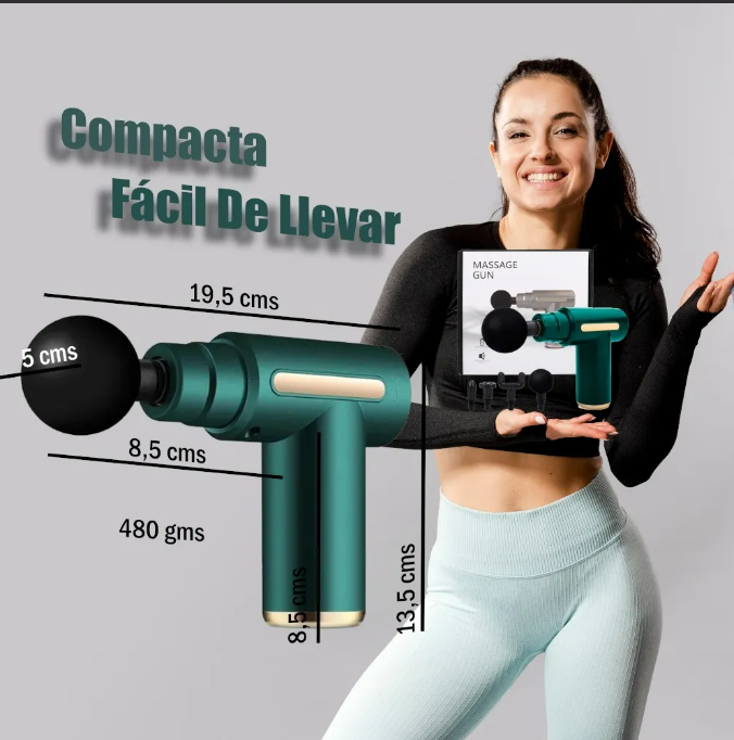 🔥 Pistola Masajeadora Muscular de Alta Potencia 🔥
