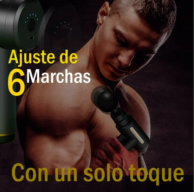 🔥 Pistola Masajeadora Muscular de Alta Potencia 🔥