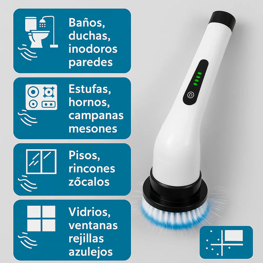 ✨ Cepillo Electrico Giratorio 9 en 1 ✨